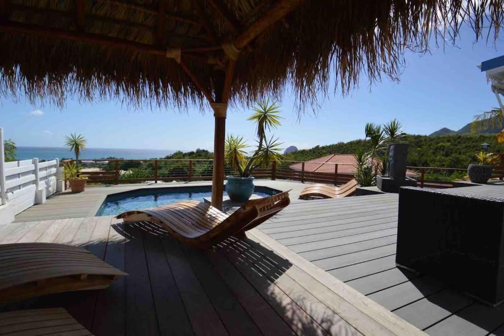 La Villa Coconut Vue A 180° Mer Rocher Du Diamant Le Diamant Exterior photo