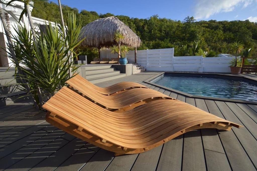 La Villa Coconut Vue A 180° Mer Rocher Du Diamant Le Diamant Exterior photo