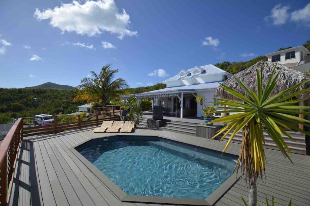 La Villa Coconut Vue A 180° Mer Rocher Du Diamant Le Diamant Exterior photo