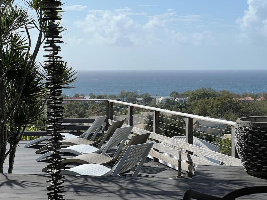 La Villa Coconut Vue A 180° Mer Rocher Du Diamant Le Diamant Exterior photo