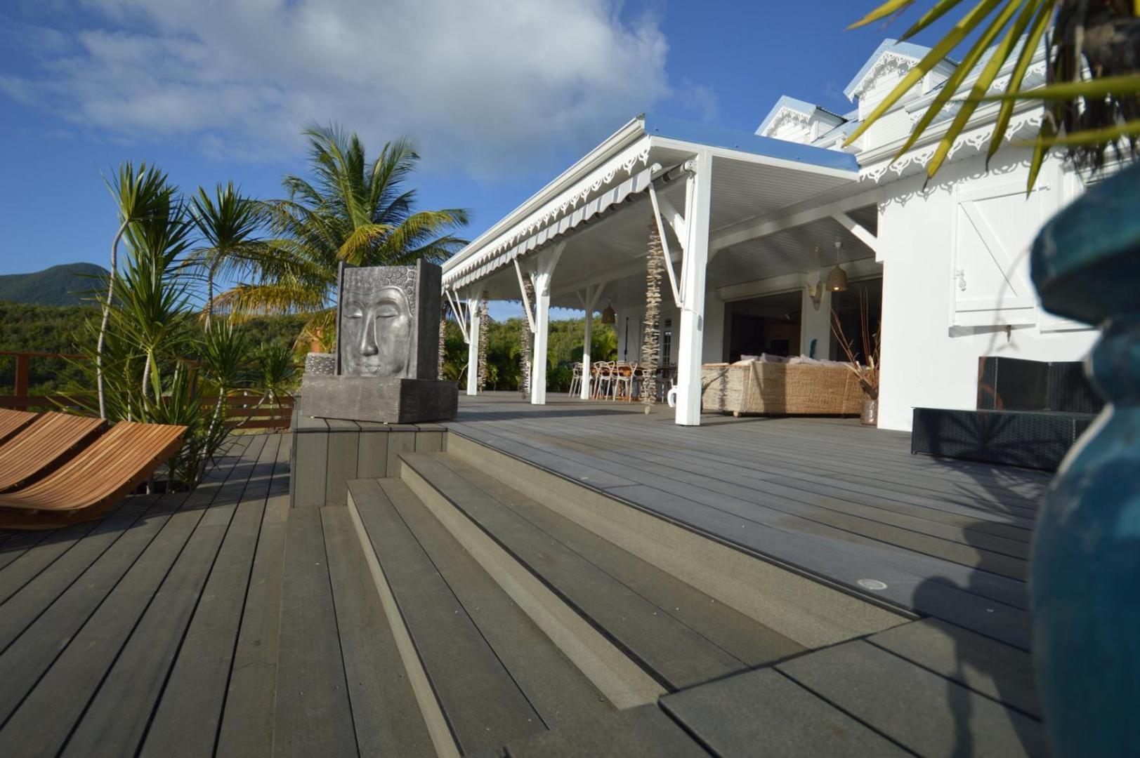 La Villa Coconut Vue A 180° Mer Rocher Du Diamant Le Diamant Exterior photo